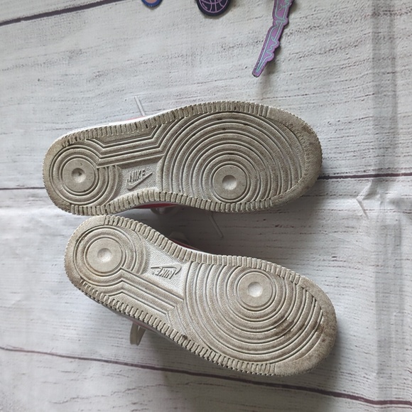 Nike Air Force 1 Vibrant Blue and Yellow Sneakers - Picture 5 of 7